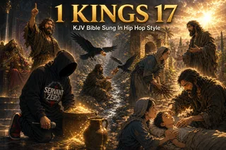 1 Kings 17 — Boom Bap Bible cover art